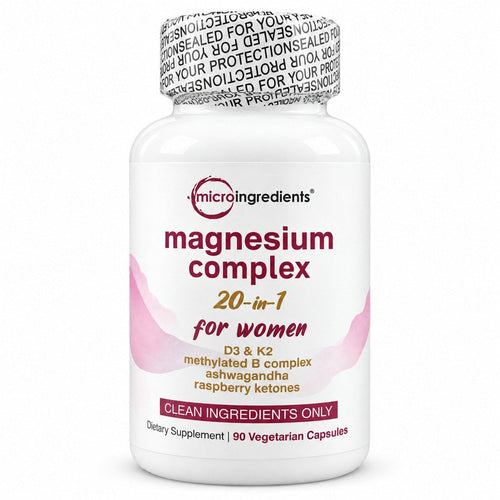 Magnesio Complex 20 en 1 para Mujer — 90 Cápsulas