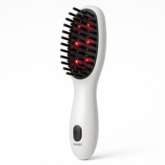 LuminBrush Pro — Cepillo Alisador Masajeador con Luz Infrarroja (v2)