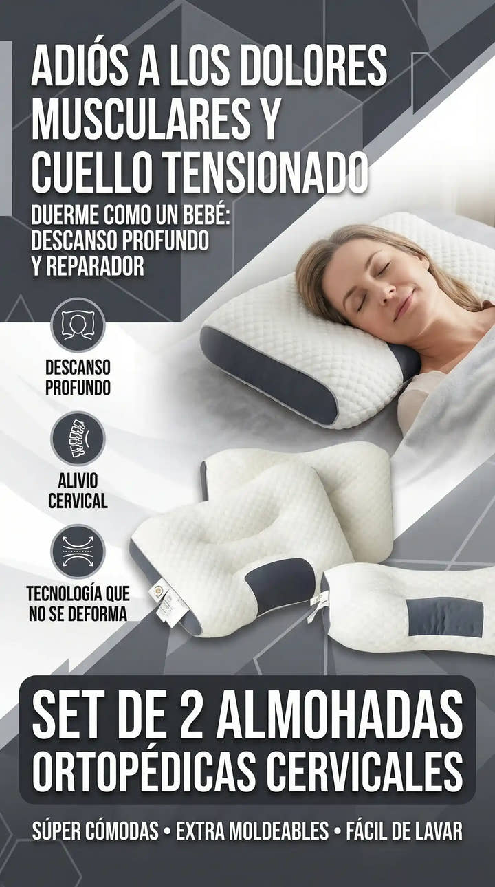 Almohada ortopedica cervical